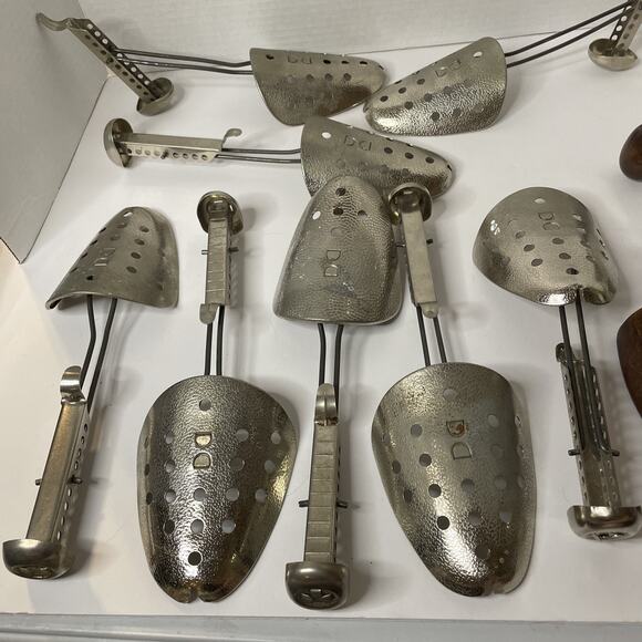 Adjustable (1 Set)Wood Shoe Tree Stretcher & Metal Ekco Lot Vintage Shoes 4 Sets - Picture 2 of 7